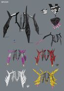 Spider Concept Art From the Sonic Frontiers: Digital Art Book