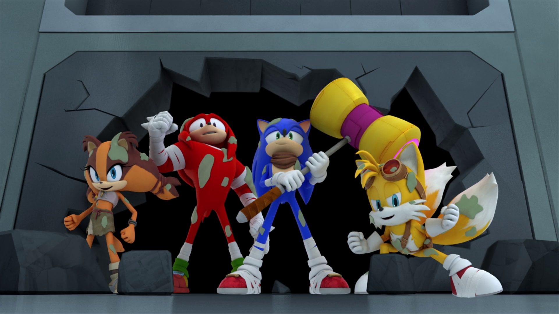 SB S1E06 Team Sonic entrance