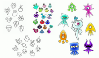 Various Wisp designs