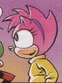 Amy's yellow turtleneck sweater, from Sonic the Comic #132.