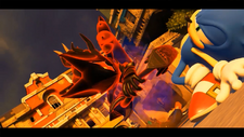 Infinite with a silhouetted appearance, from Sonic Forces.