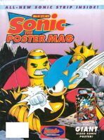 Sonic the Poster Mag #6 (October 1994). Art by Mike Hadley and Gina Hart.