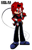 Concept artwork for Lien-Da's post-Xorda design. Art by Jonathan Gray.