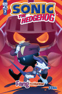 Sonic the Hedgehog: Fang the Hunter #3. (April 2024, cover B) Art by Evan Stanley.