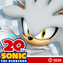 Sonic 20th Anniversary Twitter icon