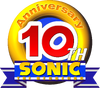 Sonic 10th logo