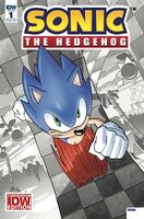 Sonic the Hedgehog #1 (April 2018). Art by Tracy Yardley.