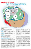 Map of Angel Island, from Sonic the Hedgehog #101.