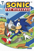 Sonic the Hedgehog #1 (April 2018). Art by Kieran Gates.