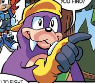 Rotor in his younger years, from Sonic the Hedgehog #288.