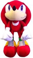 Knuckles plush toy by Great Eastern Entertainment