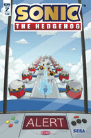 Sonic the Hedgehog #7 (July 2018). Art by Kieran Gates.