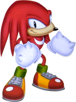 Promotional artwork of Knuckles. Art by Kieran Gates