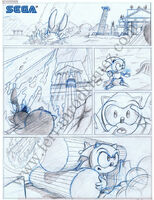 Page five pencils. Art by Ferran Rodriguez.