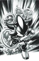 Sonic the Hedgehog #69 (May 2024). Art by Mico Suayan.