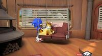 Tails in bed