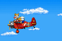 Tails on the Tornado after passing the first Special Stage