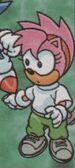 Amy's white T-shirt, from Sonic the Comic #161.