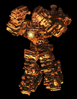 The Gaia Colossus using Guard, from the Xbox 360/PlayStation 3 version of Sonic Unleashed