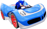 Sonic in the transforming Speed Star, from the game's website