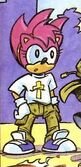 Amy's Christian cross T-shirt, from Sonic the Comic #108.