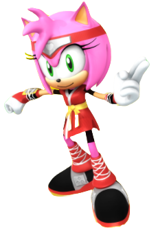 Amy in her "Kunoichi" outfit, from Sonic Speed Simulator.