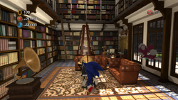 The Collection Room in Spagonia, from the Xbox 360/PlayStation 3 version of Sonic Unleashed.