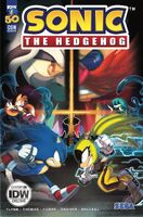 Sonic the Hedgehog #50 (June 2022). Art by Gigi Dutreix.