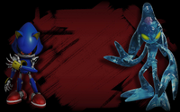 Metal Sonic and Chaos