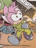 Amy's green T-shirt, from Sonic the Comic #146.