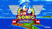 Pantalla de título de Sonic Discovery.