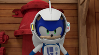 Sonic spacesuit