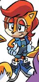 Young Sally's second outfit, from Sonic the Hedgehog #288.