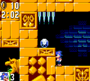 La Chaos Emerald en la versión de Game Gear.