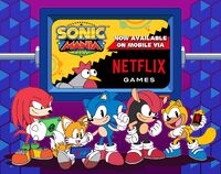 Sonic Mania Plus Netflix Games release by Mark Hughes.