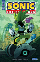 Sonic the Hedgehog #53 (September 2022). Art by Abby Bulmer. Coloring by Reggie Graham.