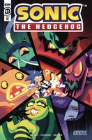 Sonic the Hedgehog #41 (June 2021). Art by Nathalie Fourdraine.