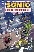 Sonic the Hedgehog #56 (January 2023). Art by Jamal Peppers.