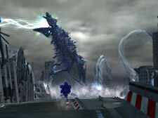 Perfect Chaos' Breath Attack, from the console/PC of Sonic Generations.