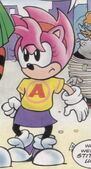 Amy's A T-shirt, from Sonic the Comic #133.