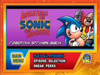 Main Menu Screen