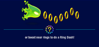 A Hint Ring's description of the Ring Dash, from Sonic Colors: Ultimate.