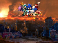 Background for the official page on the Sega website