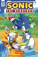 Sonic the Hedgehog #4 (April 2018). Art by Tyson Hesse.