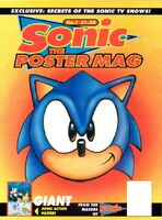 Sonic the Poster Mag #1 (December 1993). Art by Carl Flint.