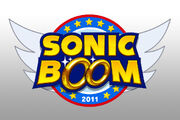 The Sonic Boom logo.