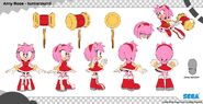 Sonic Dream Team, model sheet. Art by Tyson Hesse.