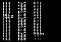 The Level Select in Sonic the Hedgehog CD's prototype 510 showing all rounds. Levels from Dubious Depths (R2 levels) are shown being notionally missing.