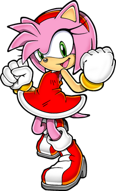 Amy after Sonic Adventure, from Sonic Art Assets DVD.