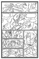 Page four thumbnails. Art by Min Ho Kim.